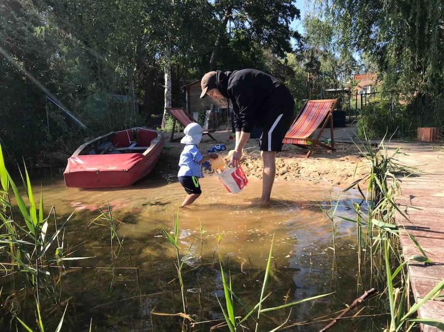 Seeblick Eins Im Waldschloesschen Wendisch Rietz Kültér fotó